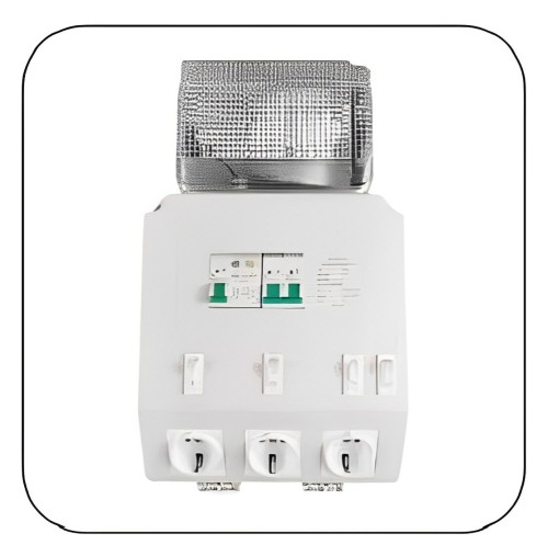 Secure outdoor meter box for utility services